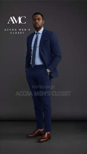 Men’S Slim Fit Royal Blue Suit – 2 Piece Business Smart Casual Suit