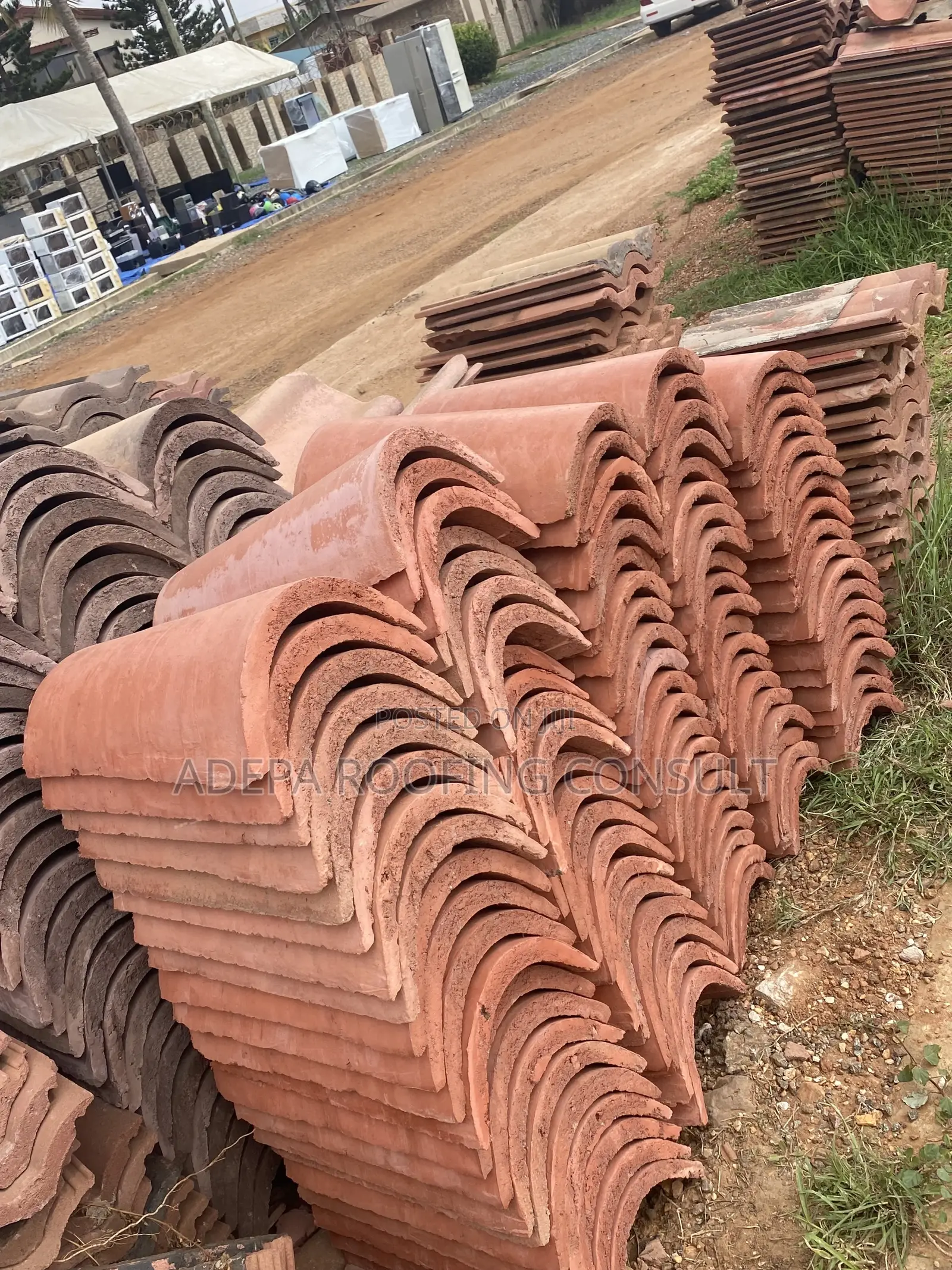 Large Quantity Roofing Tiles Available