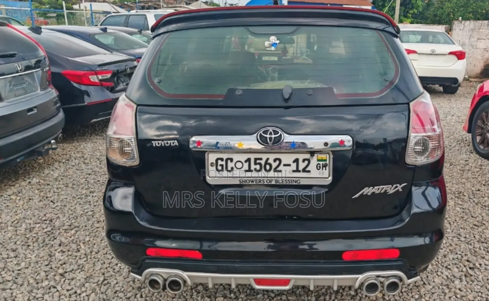 Toyota Matrix Hatchback FWD (1.8L 4cyl 5M) 2007 Black
