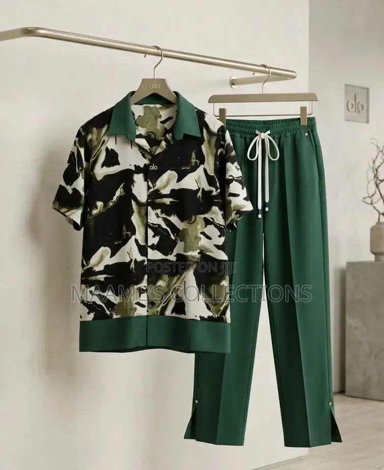 African Men’S Kaftan Top and Down