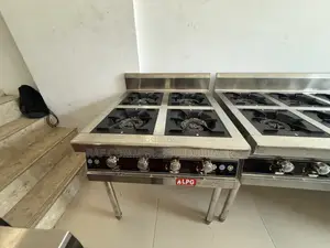 Commercial Standing 4 Burner Gas Stove