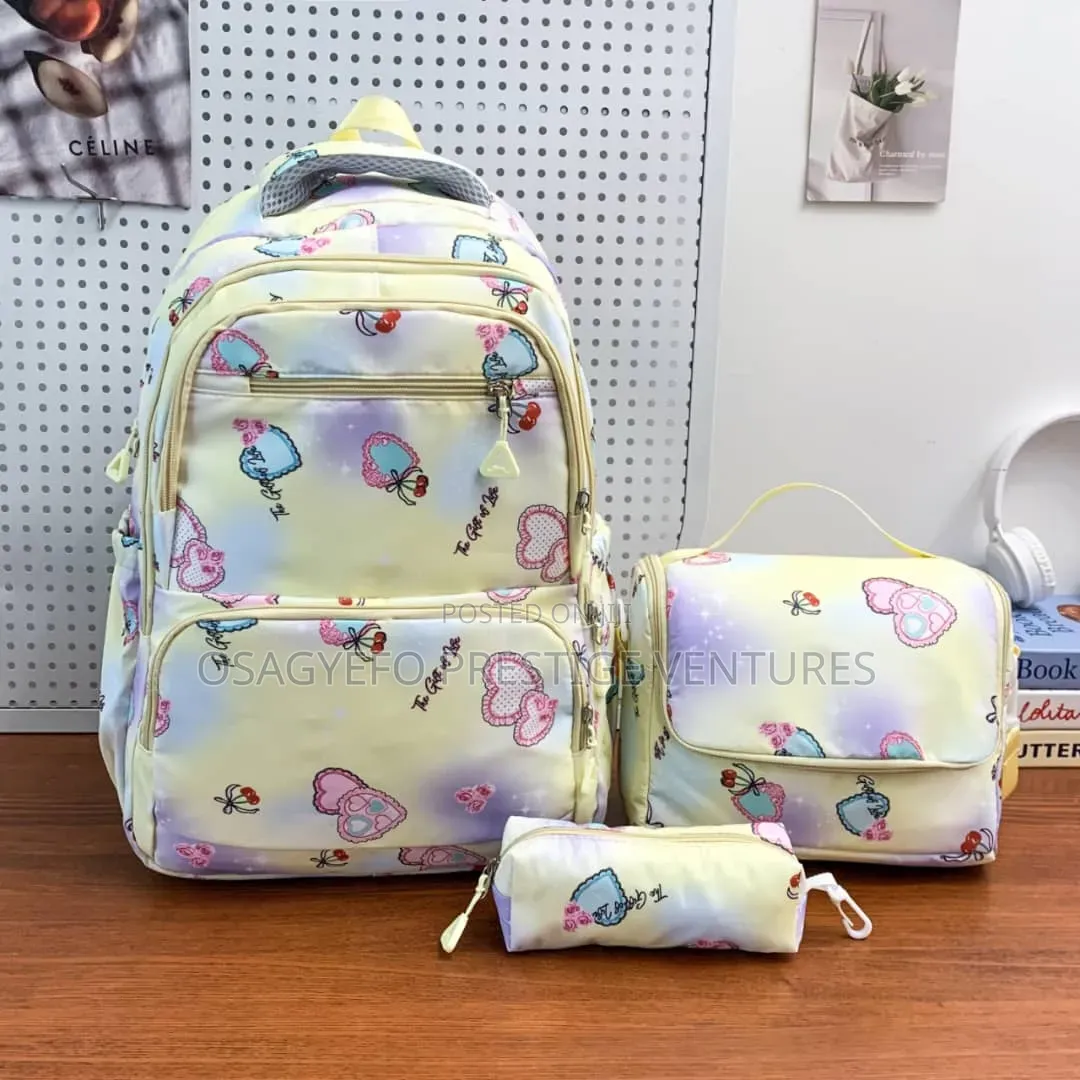 Cute 3-in-1 School Bag Set