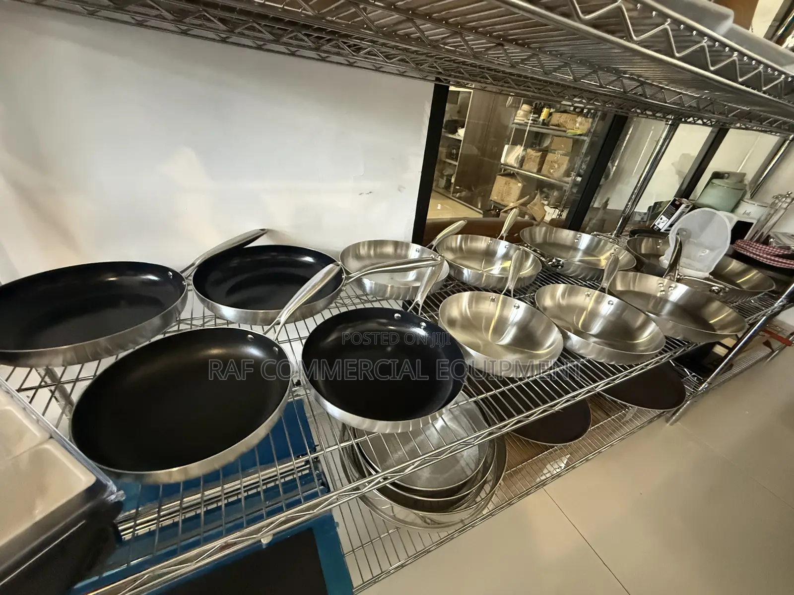 Commercial Stainless Steel Non Stick Frying Pans