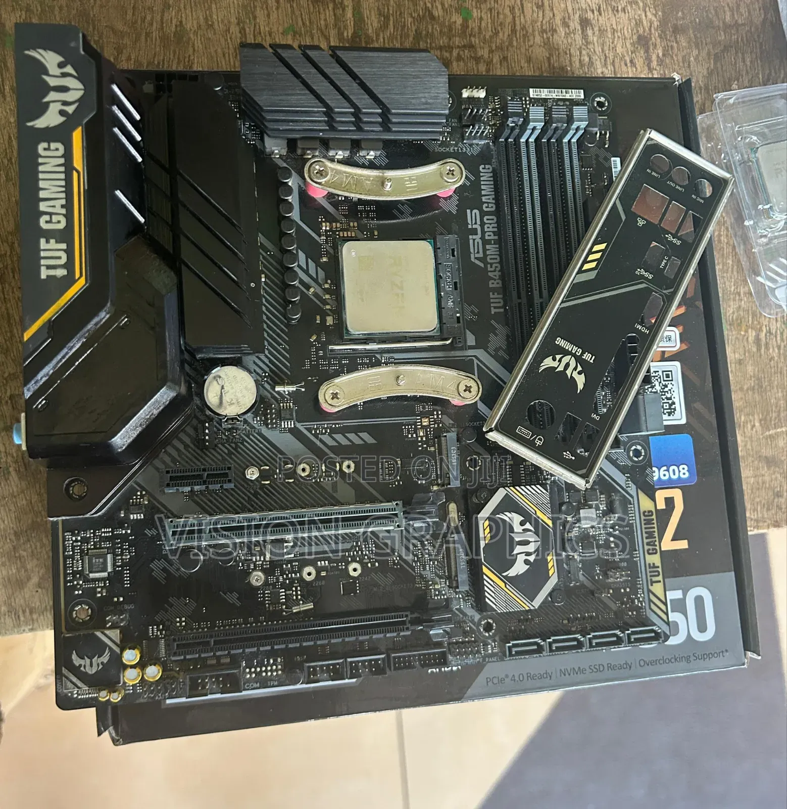 Asus Tuf Gaming B450 Pro Gsming Motherboard With Ryzen 3600( 5 )
