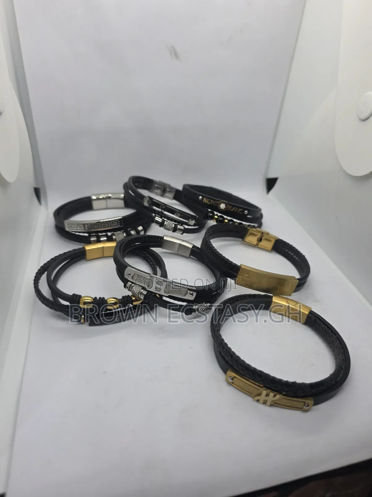 Leather Bracelets (Swipe for More Designs)