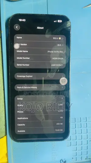 Apple iPhone 14 Pro Max 256 GB Black