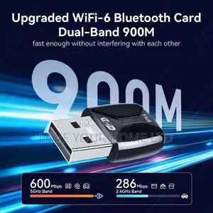 Wifi 6 + Bluetooth 5.4 Usb Adapter
