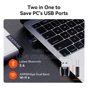 Wifi 6 + Bluetooth 5.4 Usb Adapter