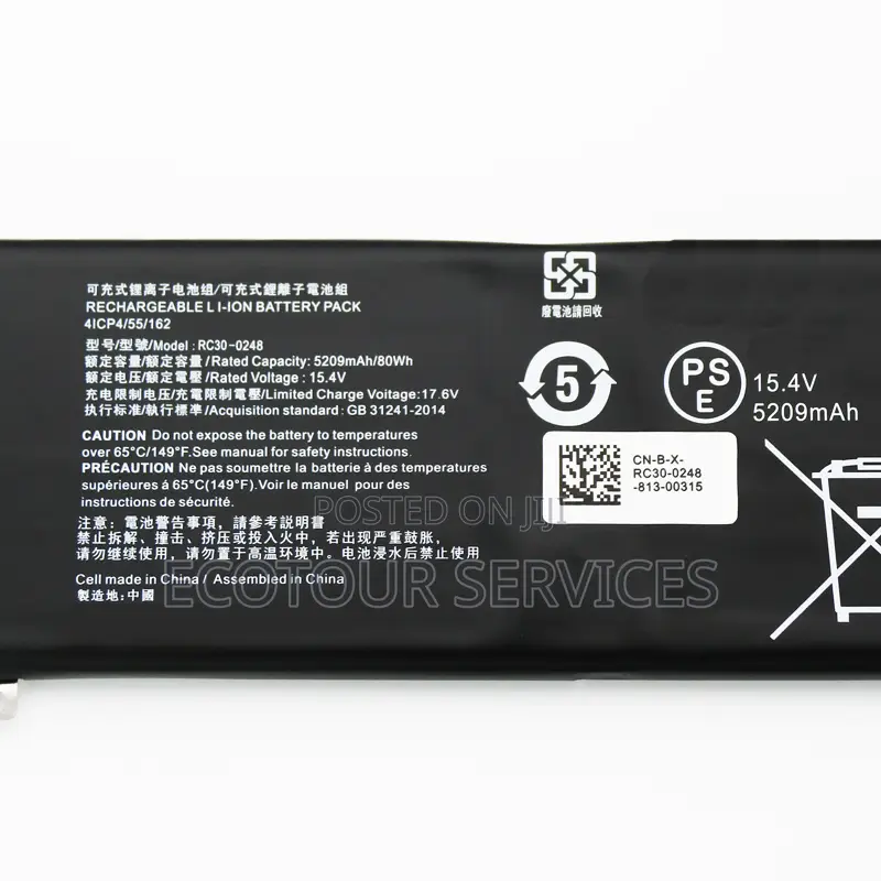 Rc30-0248 Laptop Battery for Razer Blade Stealth 15 2018 2019 RTX 2070