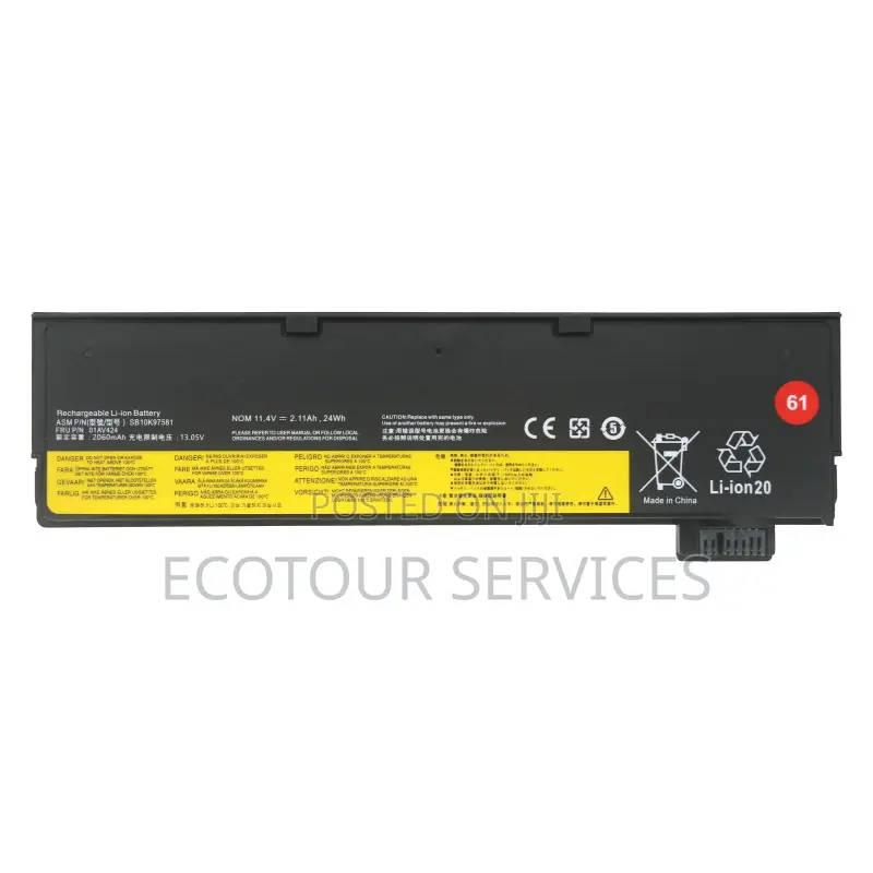 T470 Battery for Lenovo Thinkpad T480 T570 T580 P51s 01av425 01av427