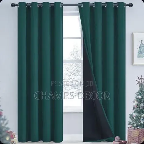 Quality Plain Blackout Curtains (Width 4.5 Feet /Length 8.5 Feet)