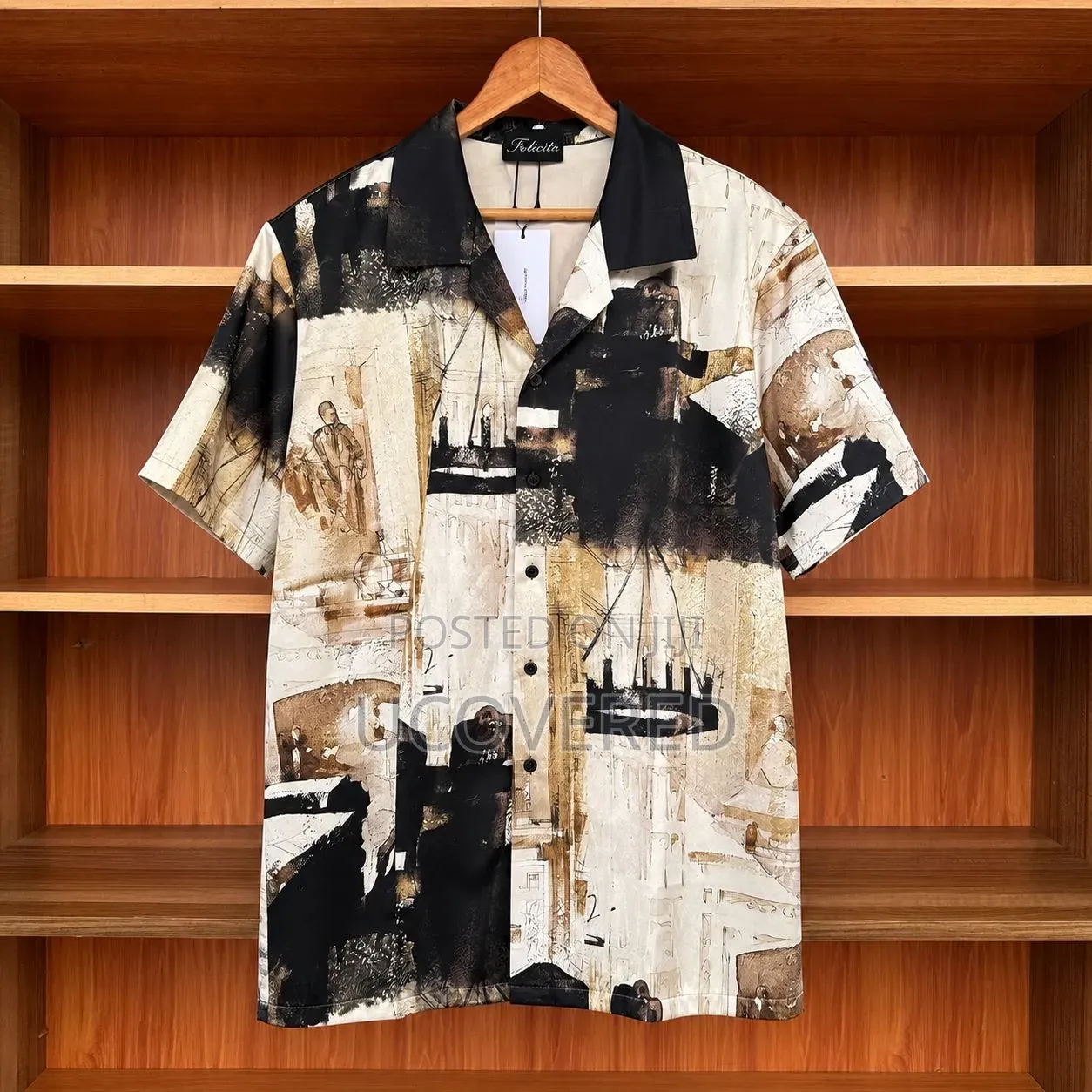 Branded Relaxed Fit Resort Shirts