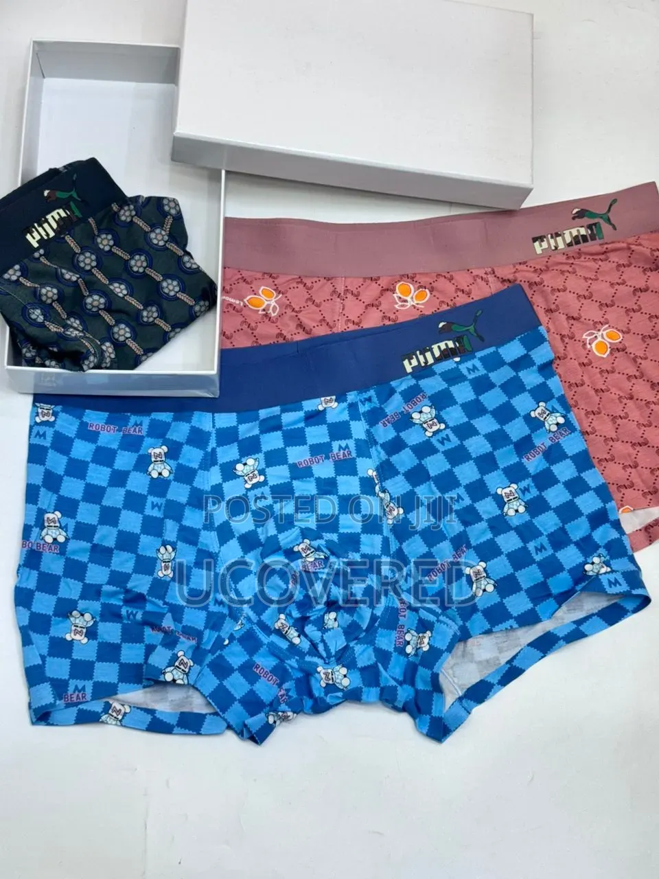 Luxury-Branded Designer Boxer Silicone Briefs