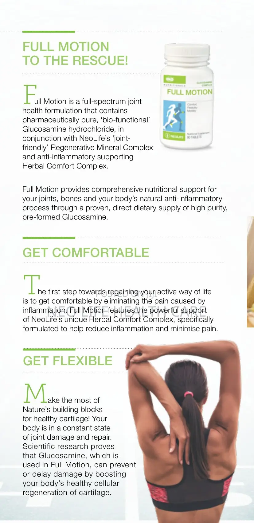 - For Bone And Joint Support