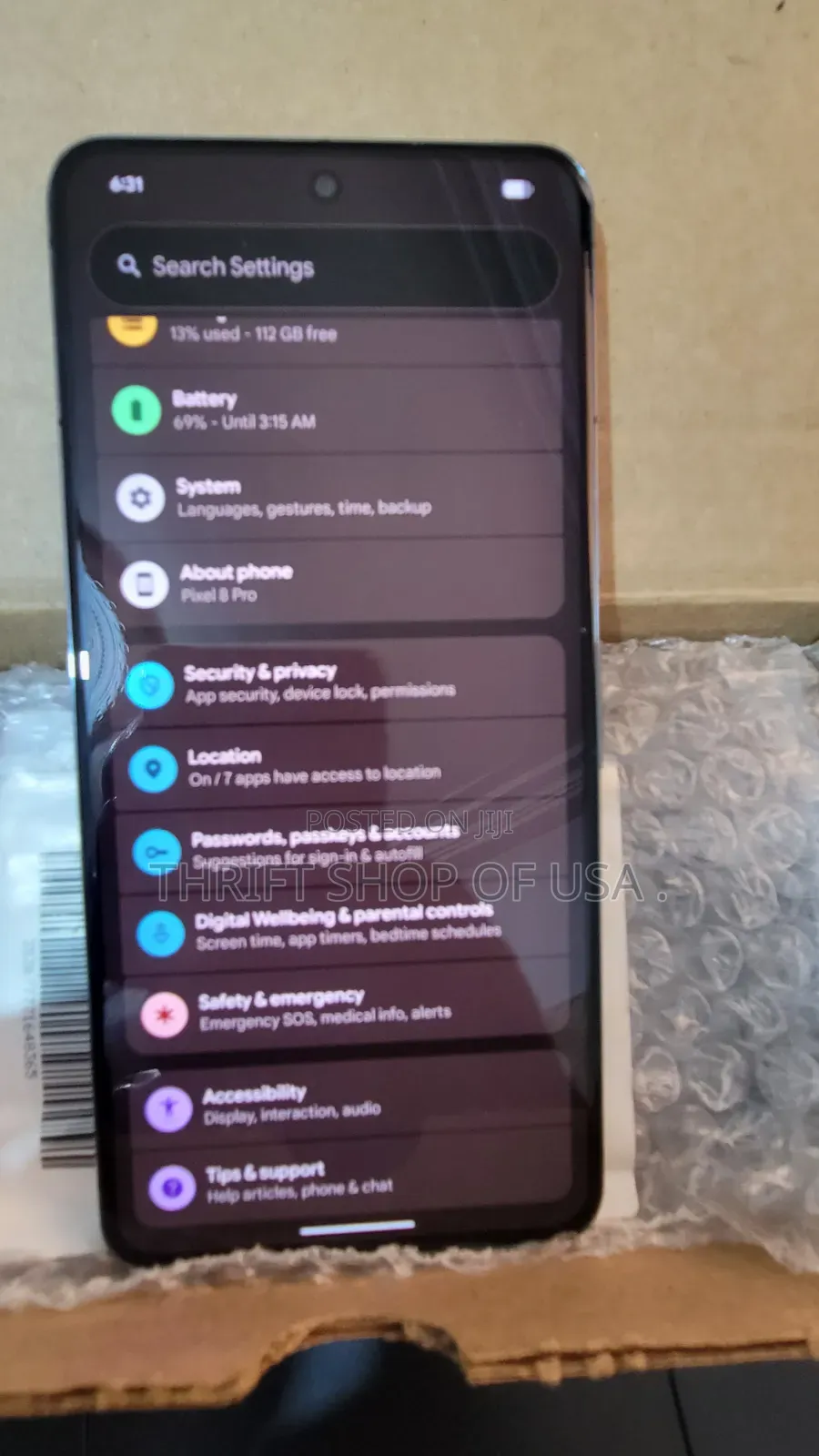 Google Pixel 8 Pro 128 GB Black