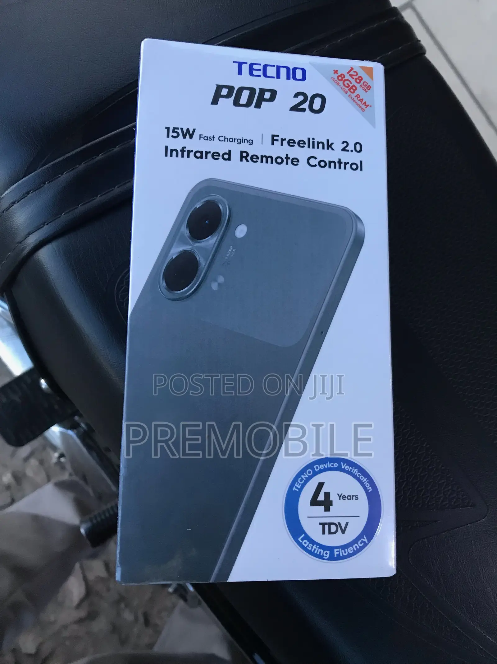 New Tecno Pop 20 128 GB Black
