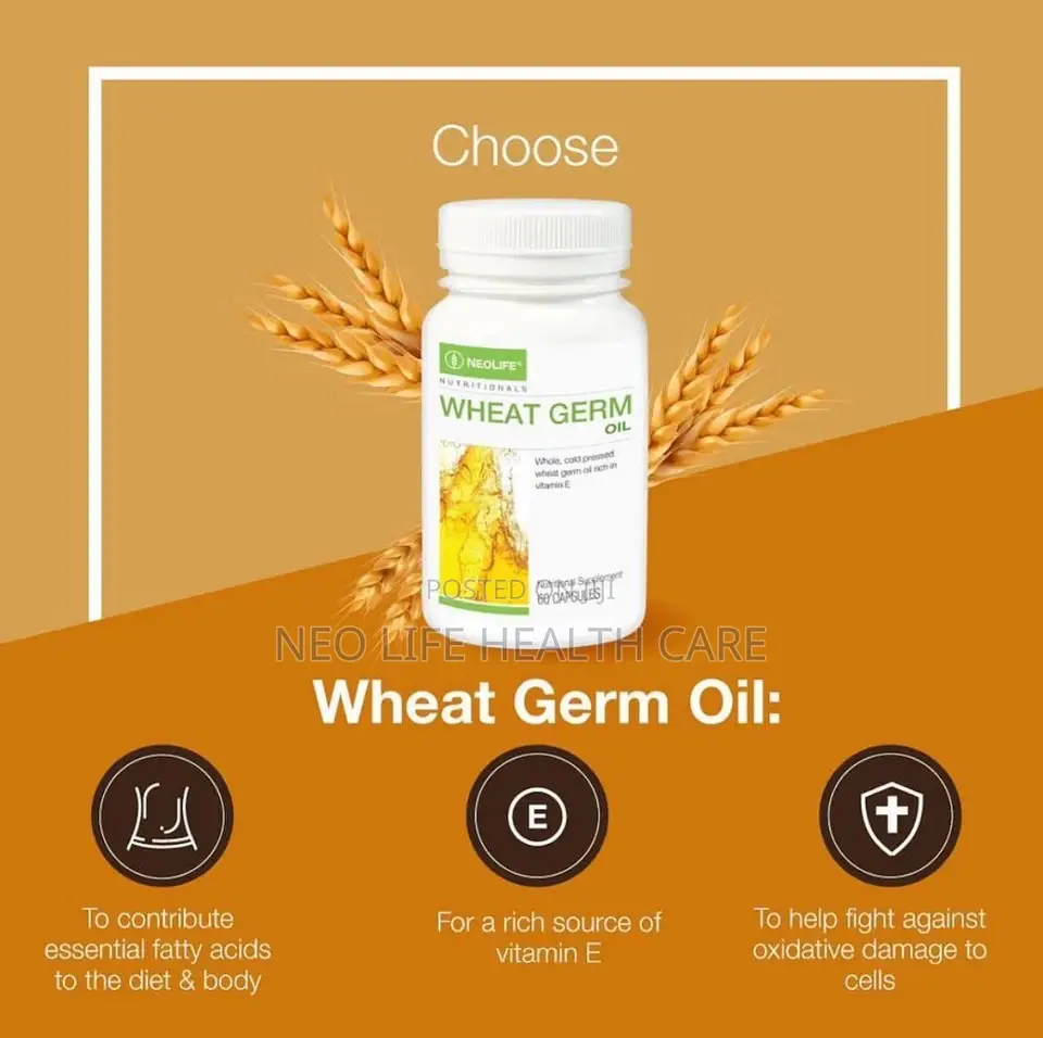Wheat Germ Oil – For Heart Cardiovascular Support 60caps