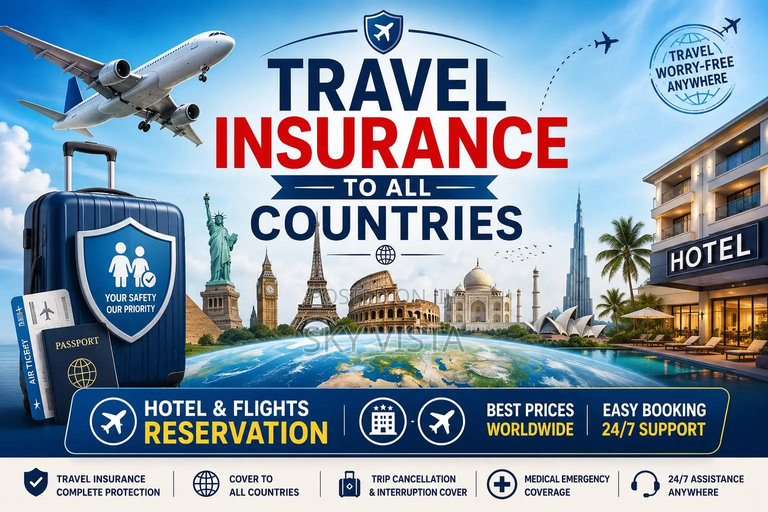 Verifiable Travel Insurance and Reservations
