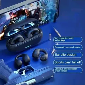 T75 Ear-Clip Bluetooth Headphones 3d Surround Stereo Bass Headset