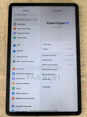 New Xiaomi Poco Pad 256 GB Gray
