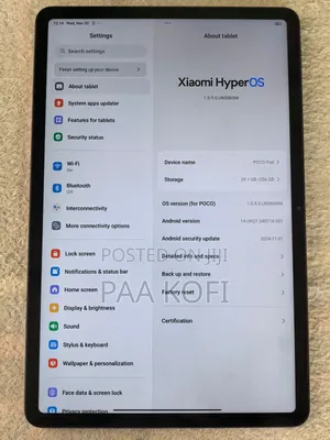 New Xiaomi Poco Pad 256 GB Gray