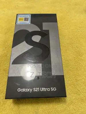 New Samsung Galaxy S21 Ultra 5G 128 GB Black
