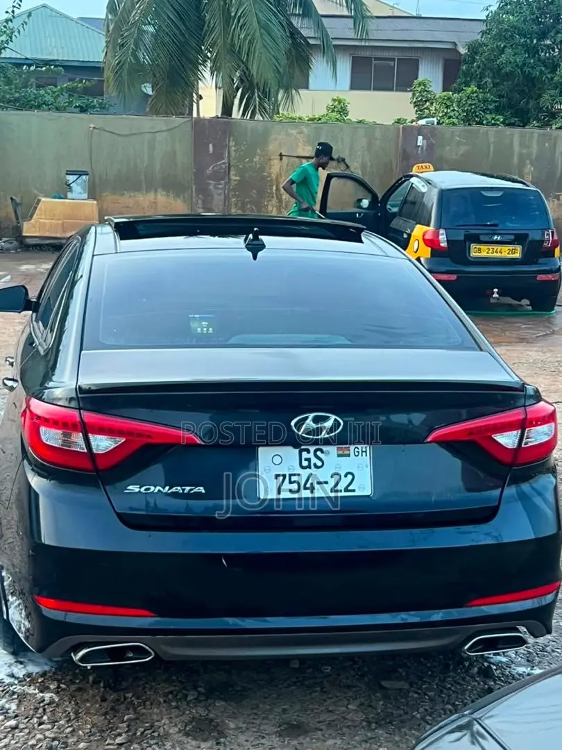 Hyundai Sonata Limited 2.0T Seban (2.0L 4cyl 6A) 2016 Black
