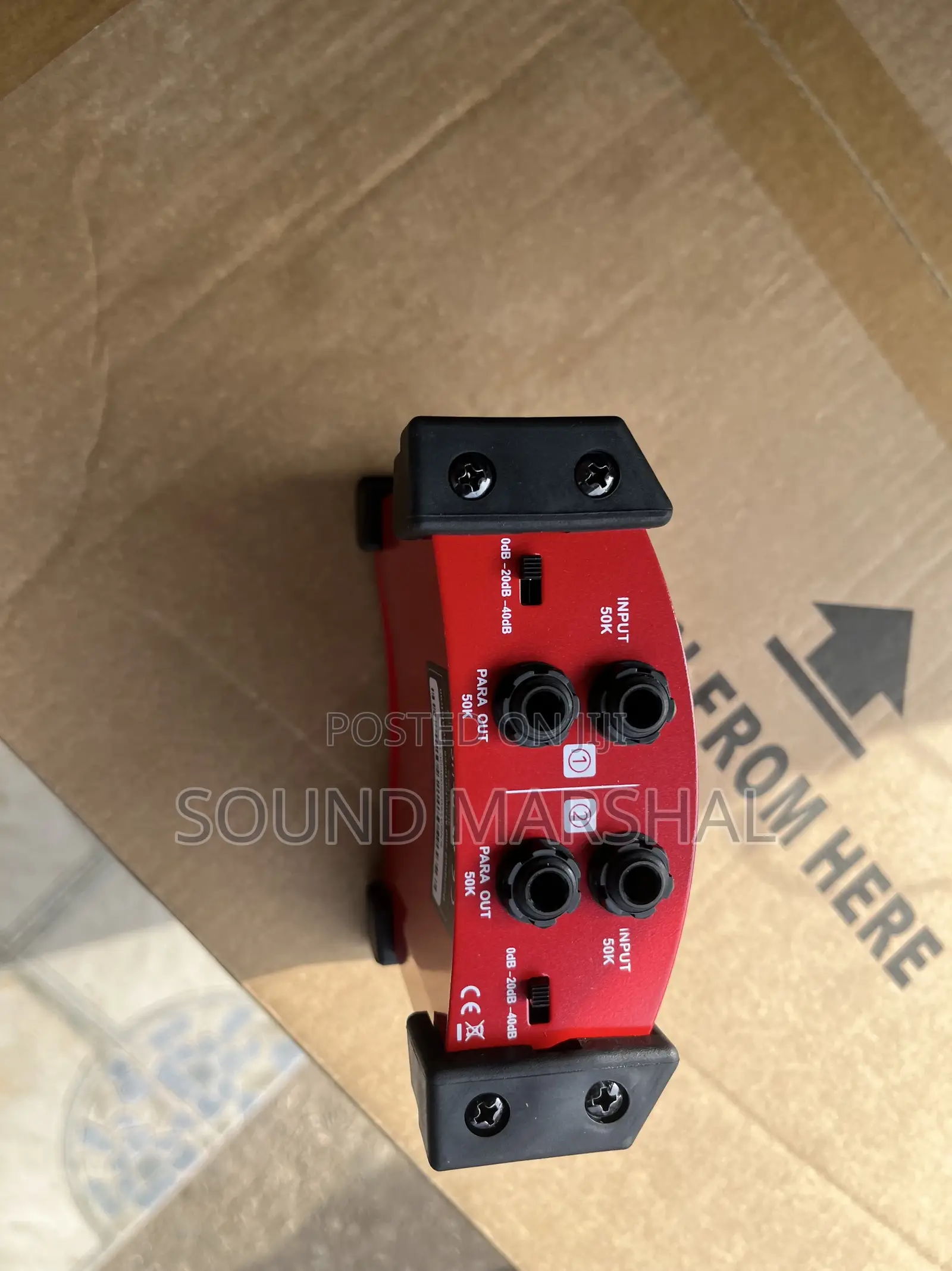 Alctron Passive Di Box (Red)