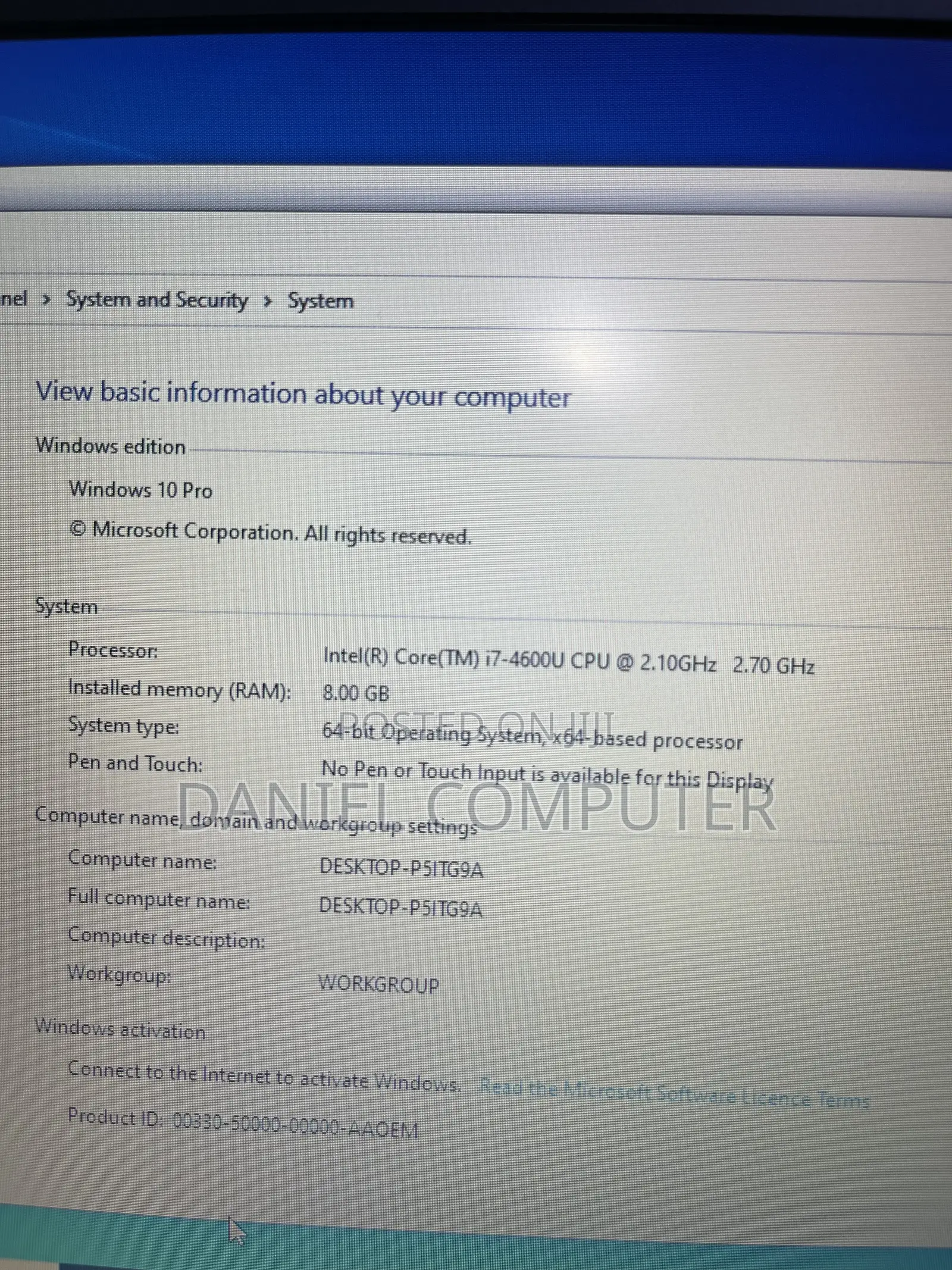 Laptop Dell Latitude E7240 8GB Intel Core i7 SSD 256GB