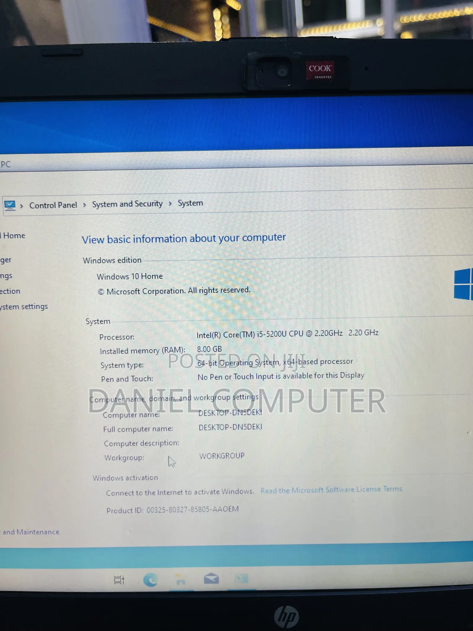 Laptop HP 250 G4 8GB Intel Core i5 HDD 500GB