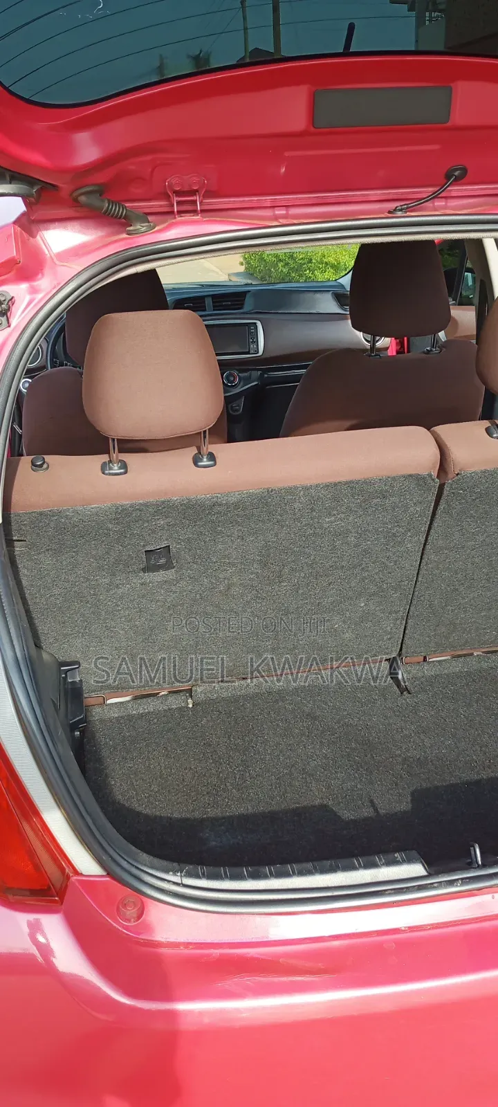 Toyota Vitz 2013 Red