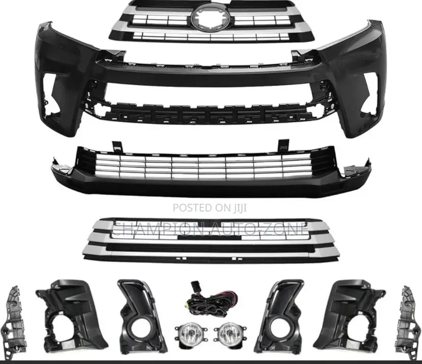 Highlander 2017-2018-2019 Front Bumper Complete
