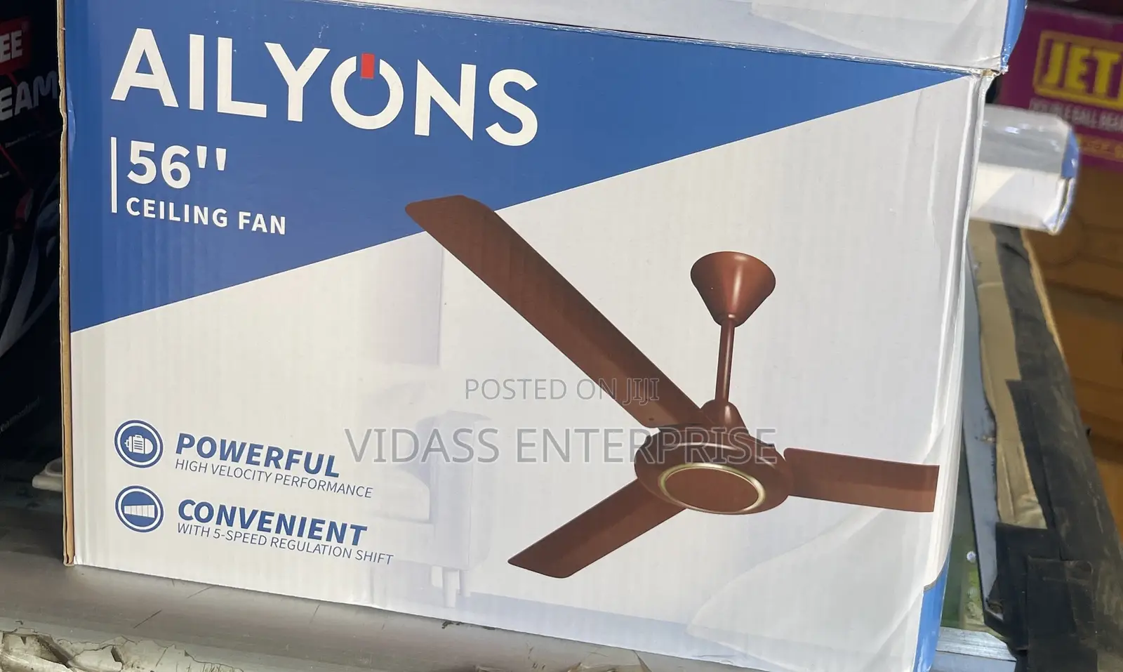 Ailyons Long Blade Ceiling Fan