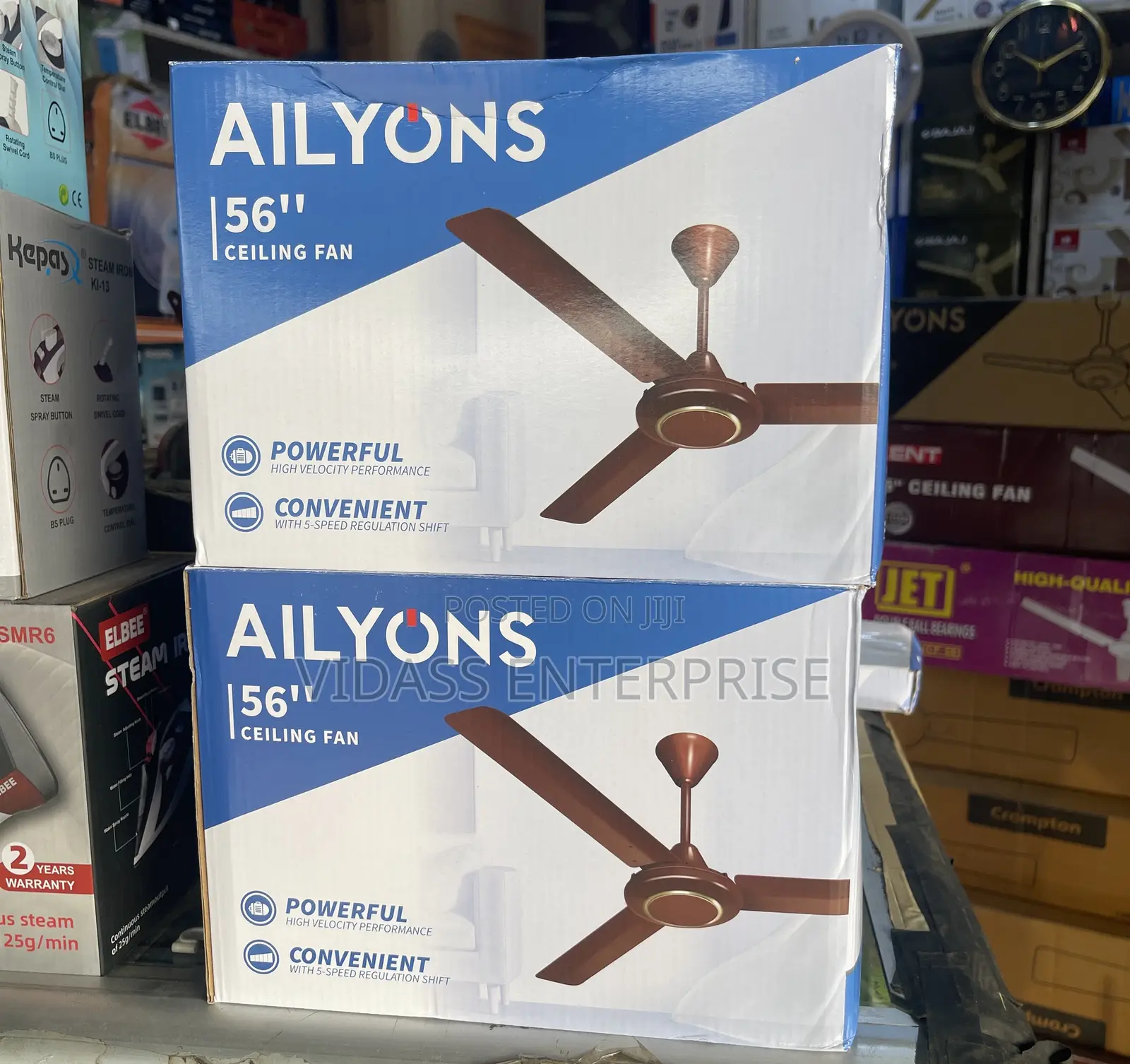 Ailyons Long Blade Ceiling Fan