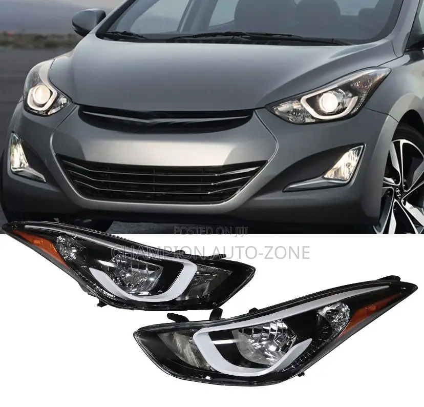 Hyundai Elantra 2014-2015-2016 Headlight Pair