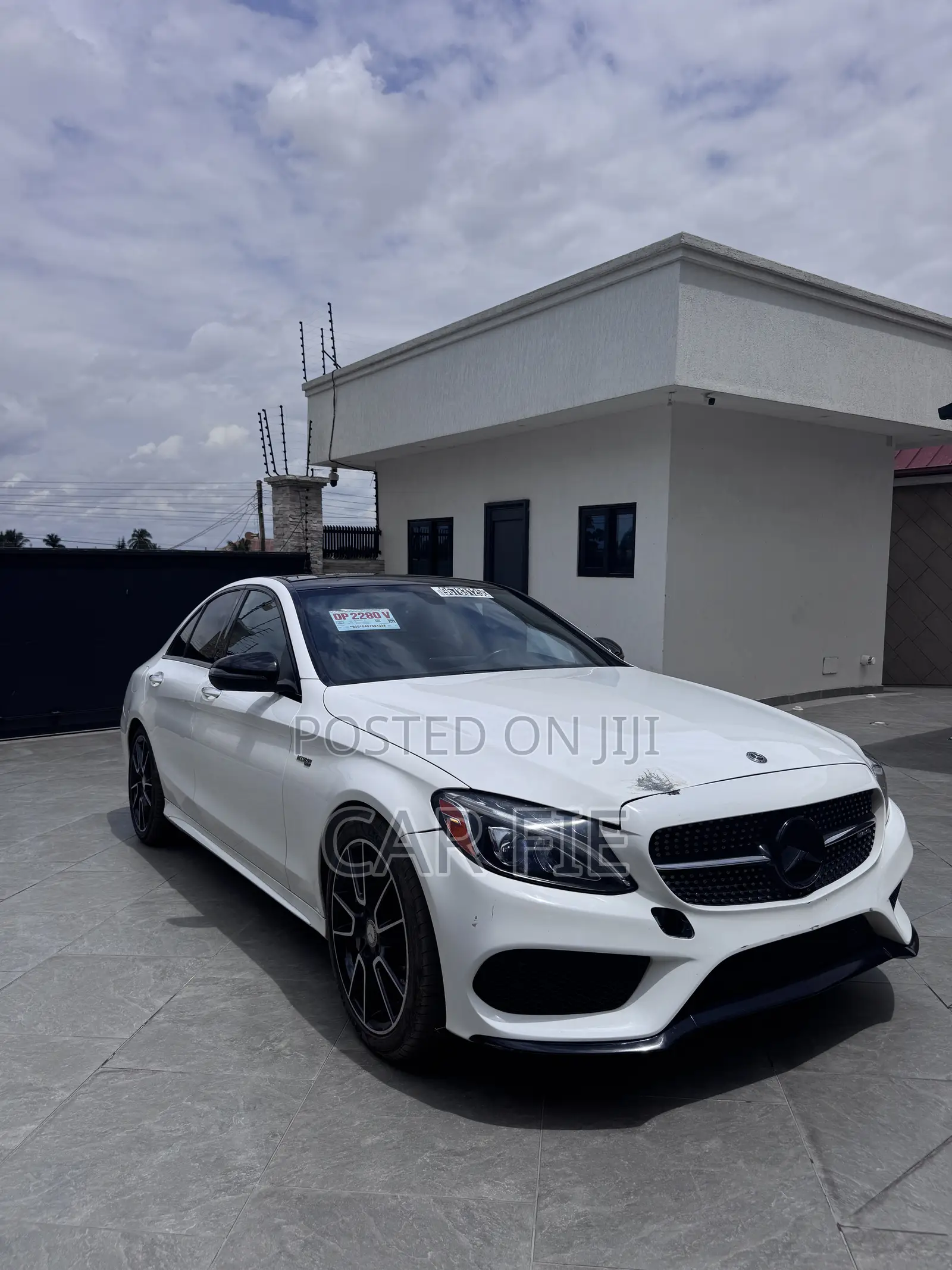 Mercedes-Benz C43 4Matic Sedan AWD (3.0L V6 9AM) 2018 White