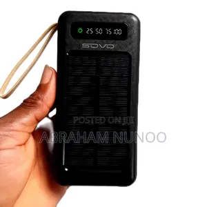 Sovo Solar Power Bank 20000mah Fast Charging Power Bank
