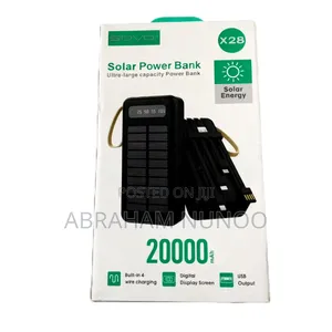 Sovo Solar Power Bank 20000mah Fast Charging Power Bank