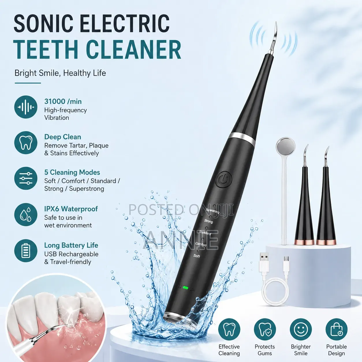 Sonic Electric Teeth Cleaner