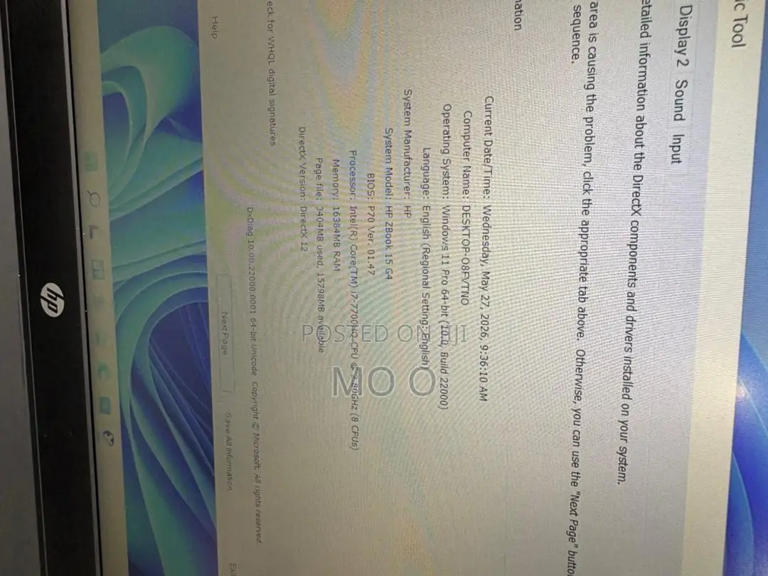 Laptop HP ZBook 15 G4 16GB Intel Core i7 SSD 512GB