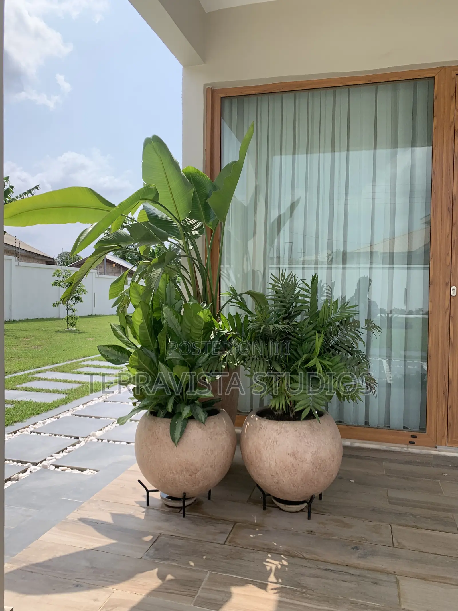 Modern Landscape Planters for Homes Offices (A Set of Three)