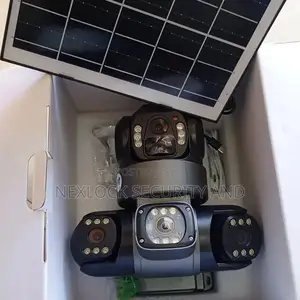 4 Lense Solar CCTV Camera
