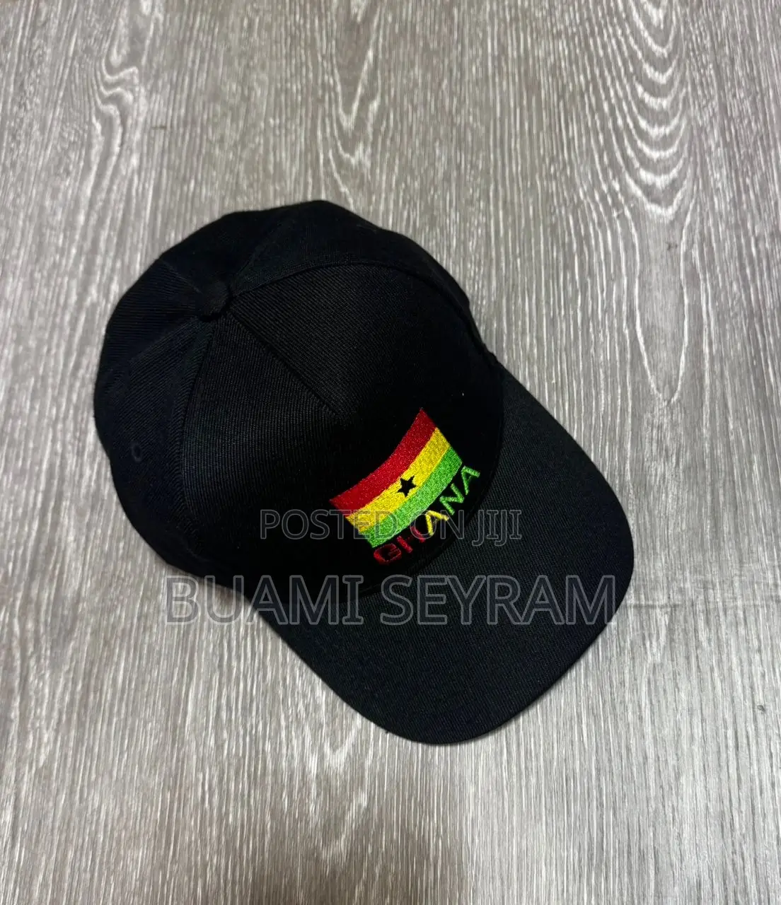 Red And Black Ghana Cap