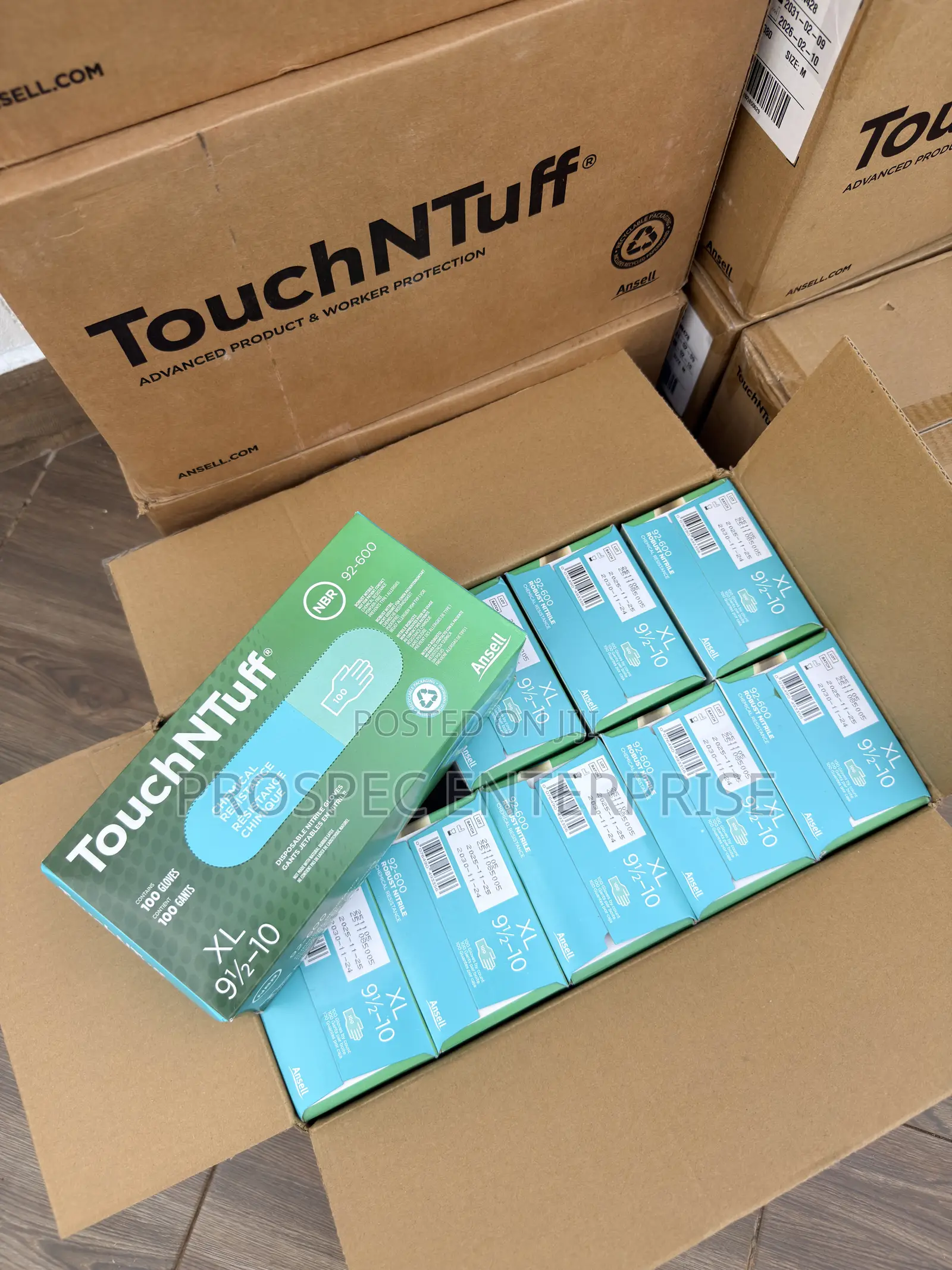 Ansell Touch N Tuff Nitrile 92-600 Glove - Official Distributor Ansell