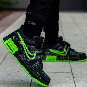Nike Sneakers (Black and Neon Green)