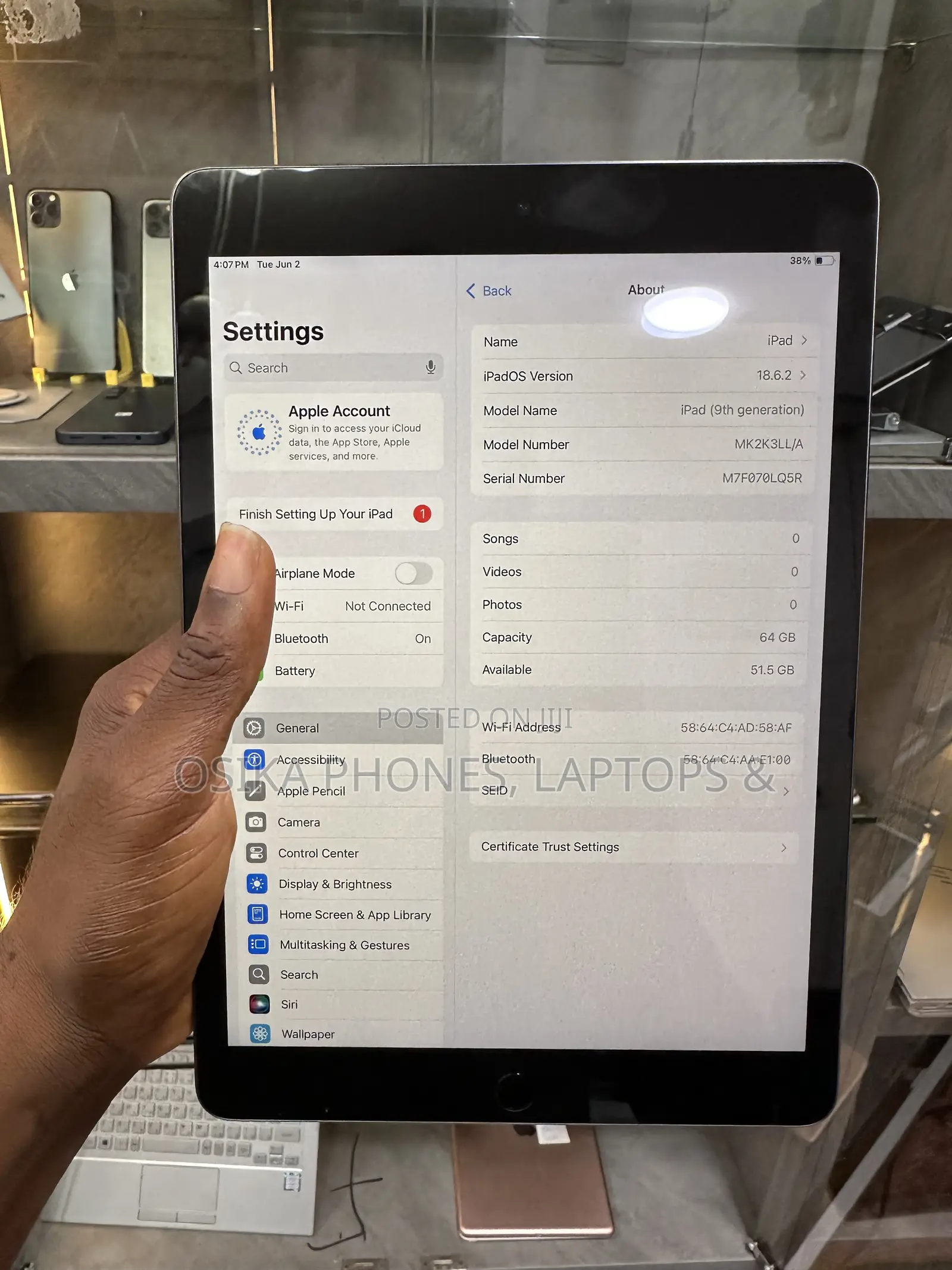 Apple iPad 10.2 (2020) Wi-Fi 64 GB Gray