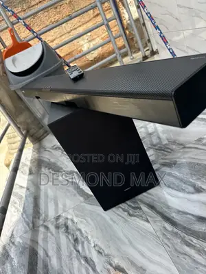 The Samsung A650-Series Soundbar With Wireless Subwoofer and a Remote