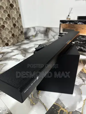 The Samsung A650-Series Soundbar With Wireless Subwoofer and a Remote