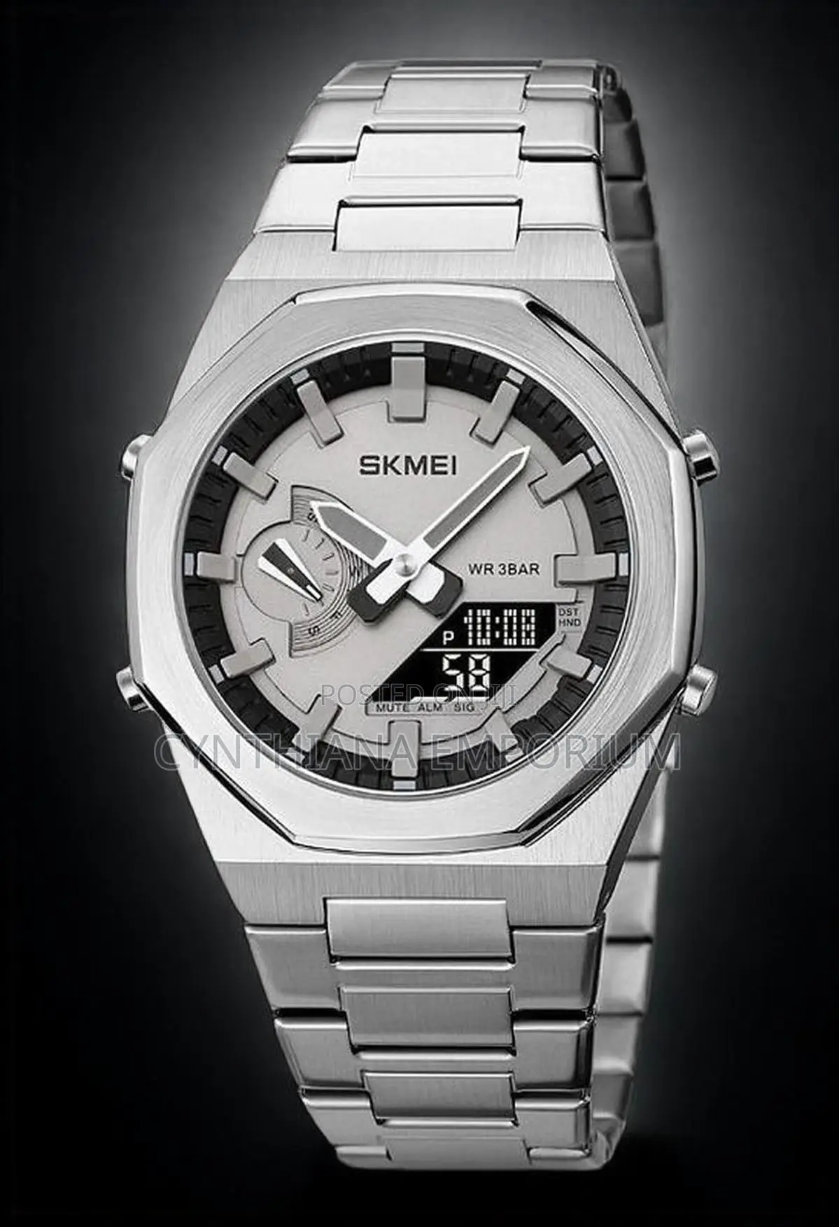 Skmei Stainless Steel Men Watch