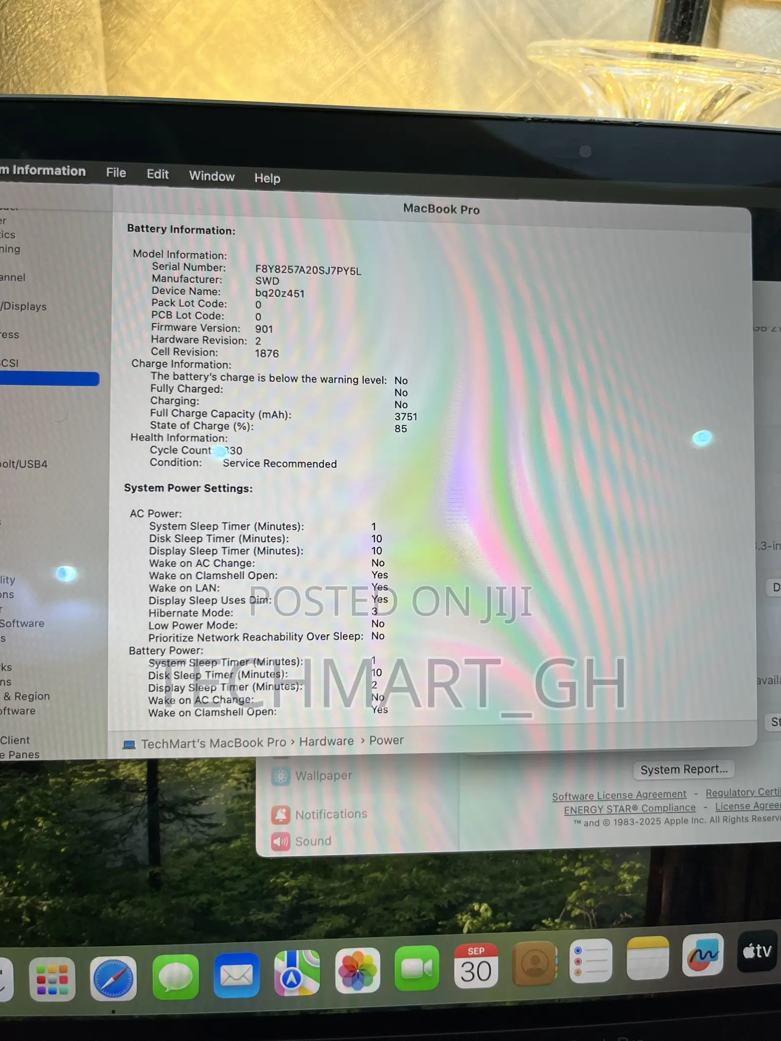 Laptop Apple MacBook Pro 2018 16GB Intel Core i7 SSD 512GB